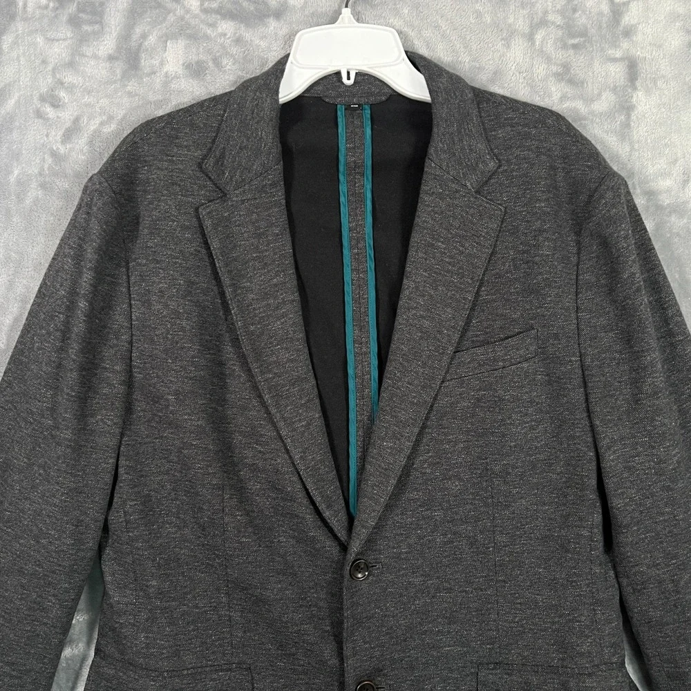 Bonobos Unstructured Blazer Mens 42R Suit Jacket Sport Coat Gray Athletic Fortex